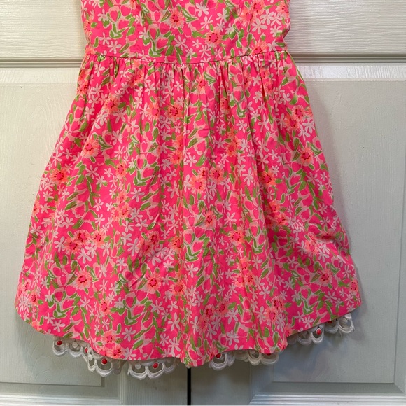 Lilly Pulitzer Pink Mini Dress Size 2 Spaghetti Straps - Picture 15 of 16